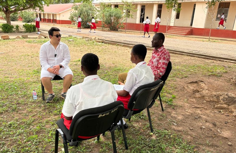 INTERACTING WITH STUDENTS OF BOGISS