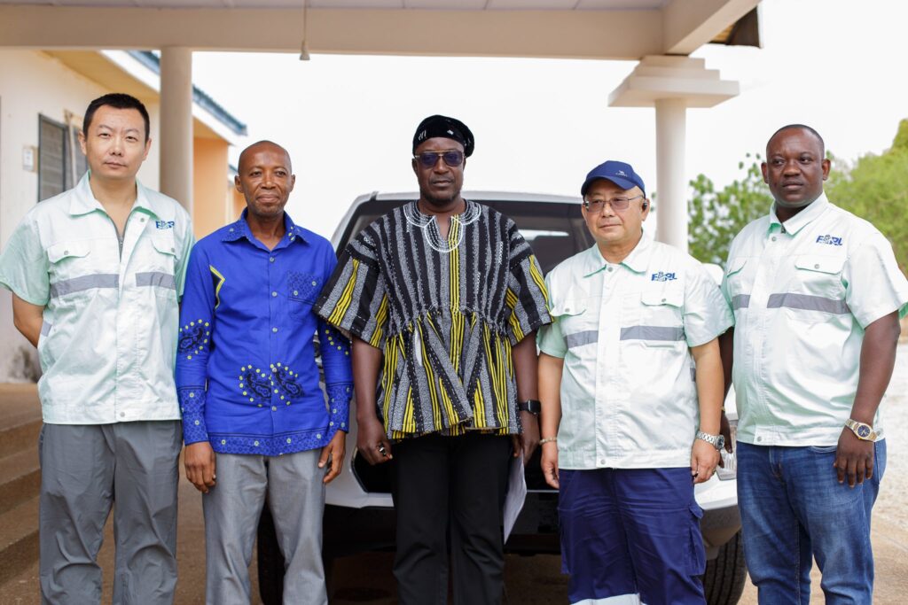 Earl International presents brand new pickup to Talensi District Assembly